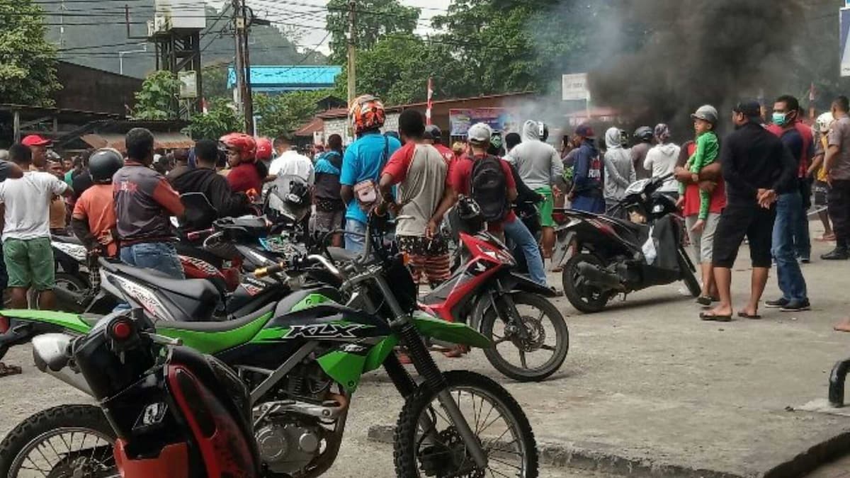 Ada Aksi Protes Pengusiran Mahasiswa Papua di Surabaya, Manokwari Lumpuh