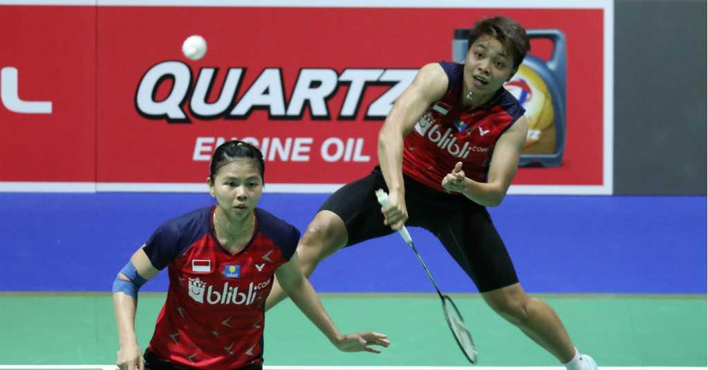 Gebuk Wakil Rusia, Greys/Apri Tatap Babak 16 Besar Kejuaraan Dunia 2019