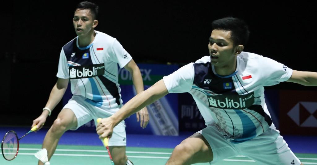 Fajar/Rian Ogah Pikirkan Kekalahan Kevin/Marcus di Kejuaraan Dunia 2019
