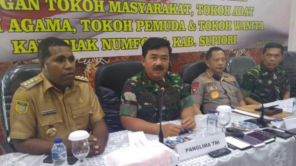 Panglima TNI Akan Berkantor di Papua untuk Jangka Waktu Belum Ditentukan