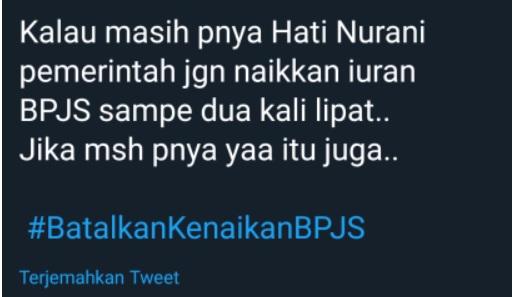 #BatalkanKenaikanBPJS Trending Topik di Twitter, Warganet Cuit Kritik Pedas