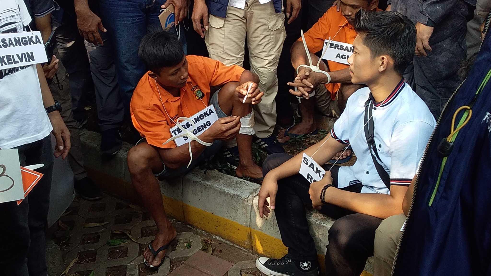 Rekonstruksi Pembunuhan Ayah-Anak, Sugeng Usul Kebakaran Pakai Obat Nyamuk