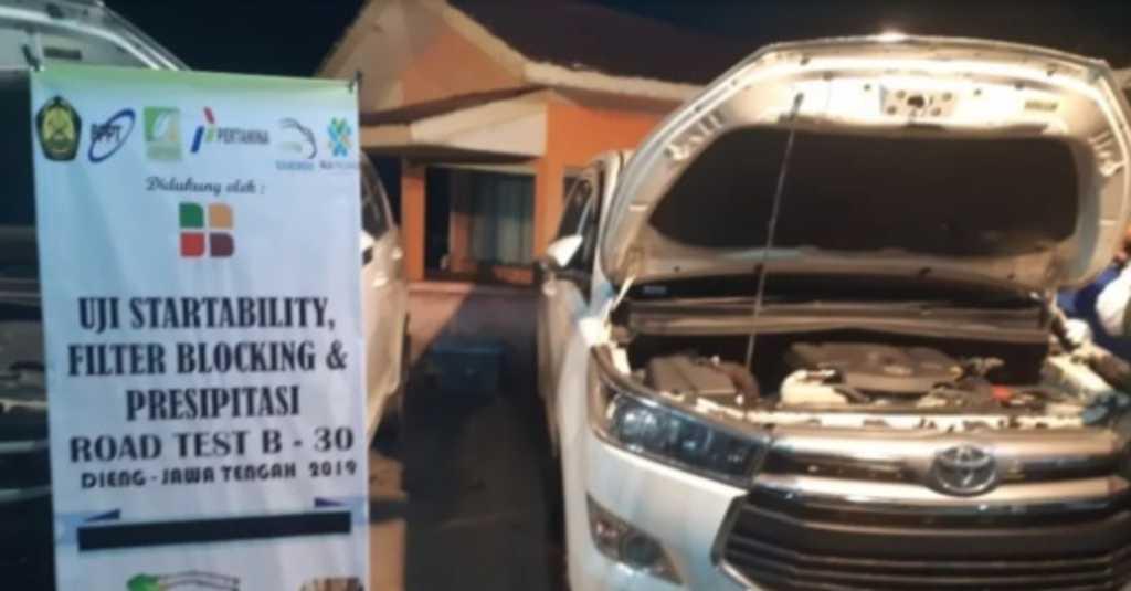 Uji Jalan B30 Capai 80 Persen, Hasilnya Kendaraan Penumpang Lebih Hemat