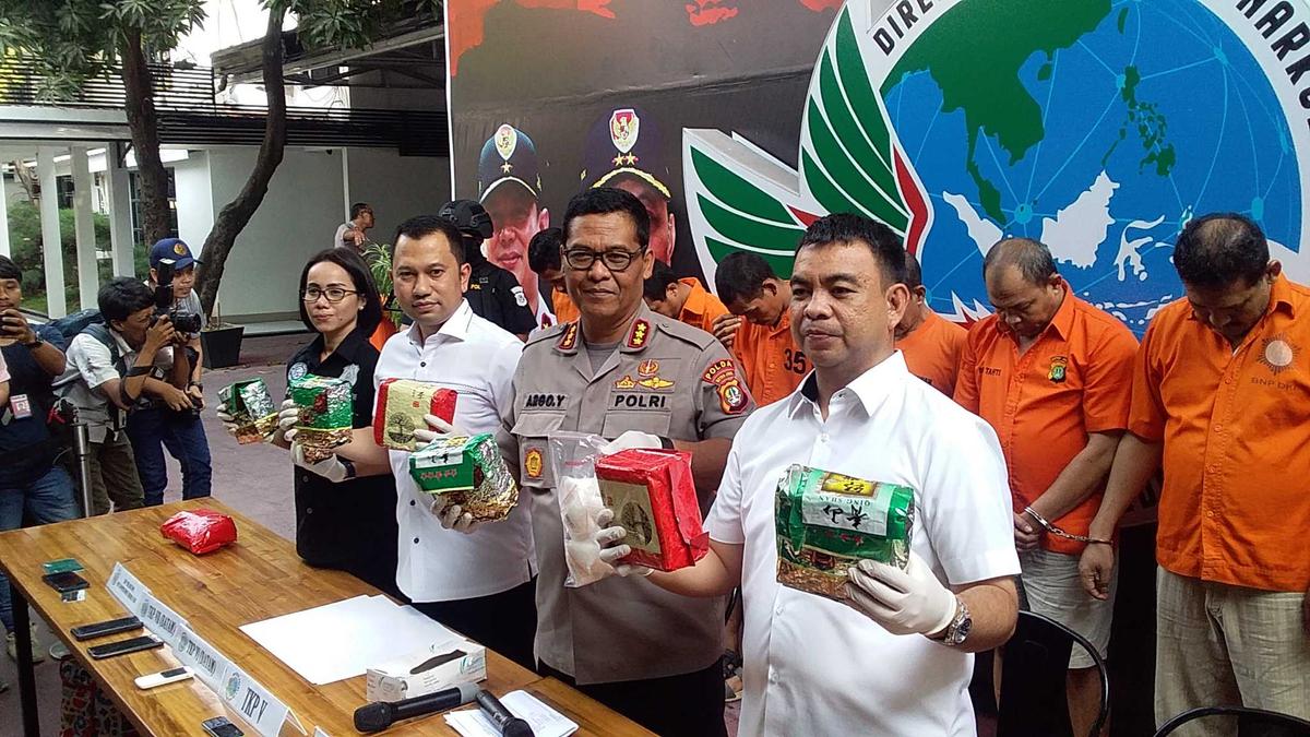 Jaringan Narkoba Asal Malaysia Diungkap, Sepatu Jadi Modus Penyelundupan
