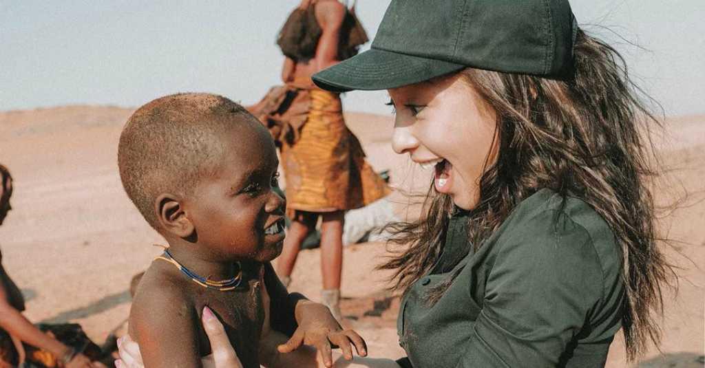 Intip Liburan Nikita Willy di Benua Afrika, Bercengkrama dengan Suku Himba