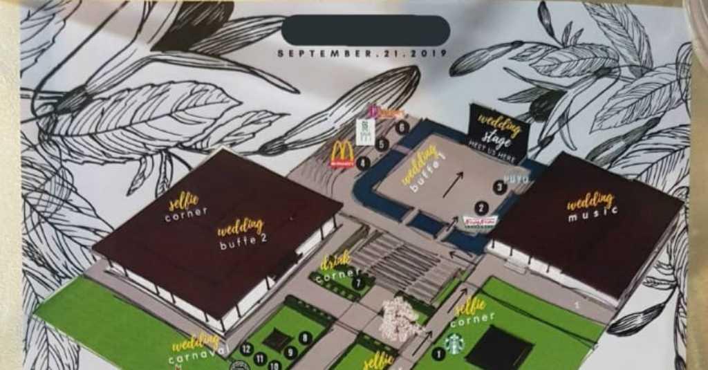 Dari McD Sampai Starbucks, Menu Makan Pernikahan Ini Viral di Sosmed