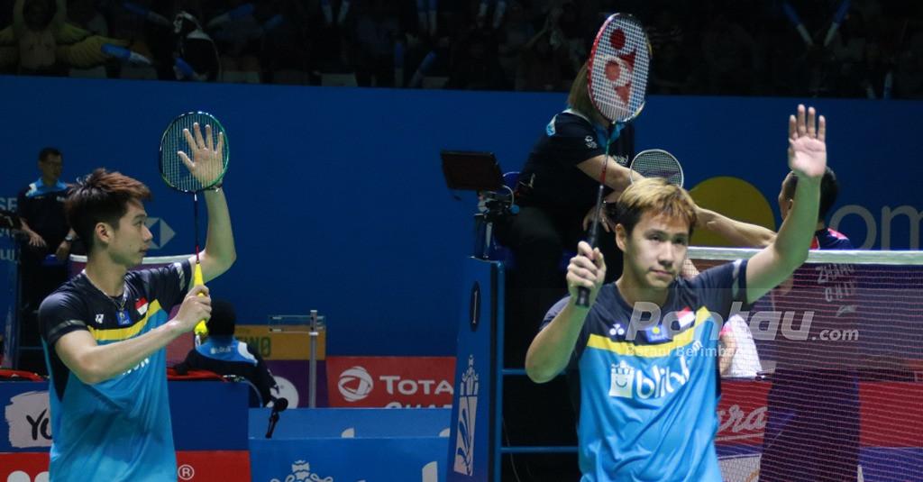 Kalahkan Wakil Malaysia, Kevin/Marcus ke Babak Kedua Korea Open 2019