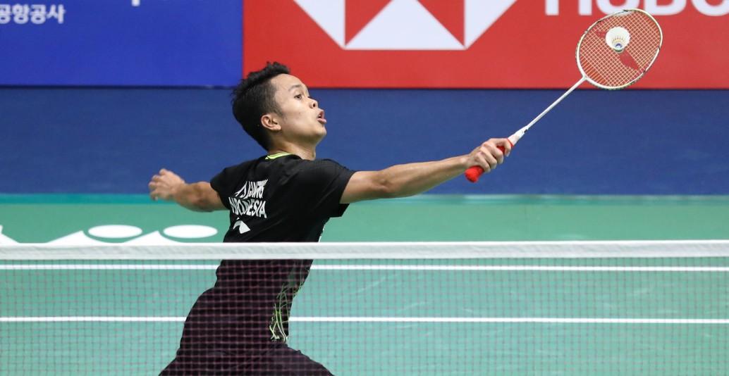 Sakit Menghambat Anthony Ginting Tampil Sempurna di Korea Open 2019