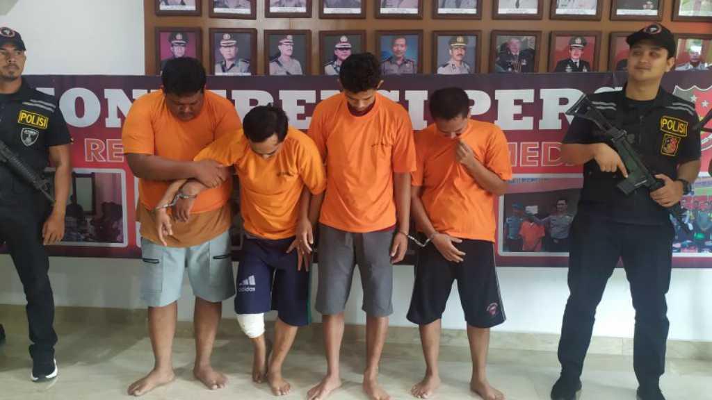 Polisi Ciduk 4 Pelaku Pencurian Uang Rp1,6 Miliar di Kantor Edy Rahmayadi