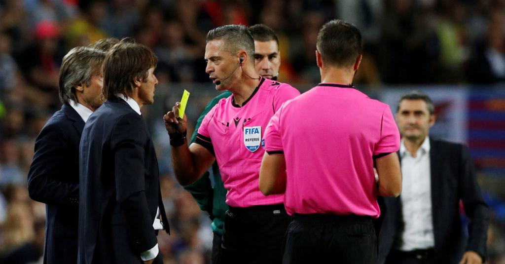 Inter Kalah dari Barca, Conte 'Serang' Sikap Wasit