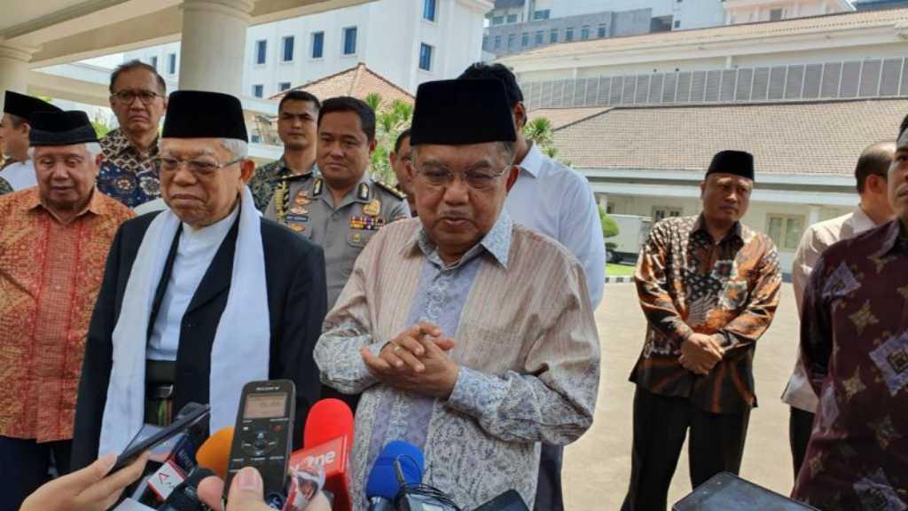 JK dan Ma'ruf Amin Bertemu di Istana Wapres, Ternyata Bicarakan Hal Ini