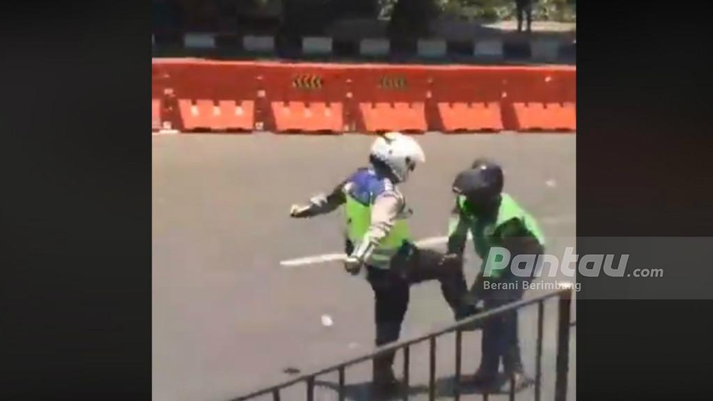 Oknum Polisi Penendang Ojol di Bogor Akhirnya Dimutasi