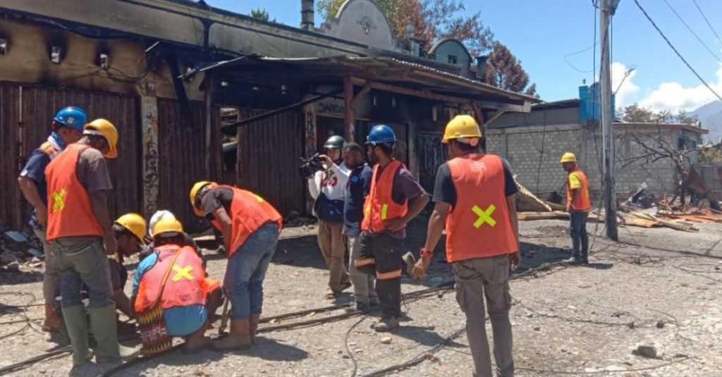 100 Persen Jaringan Listrik di Wamena Telah Pulih