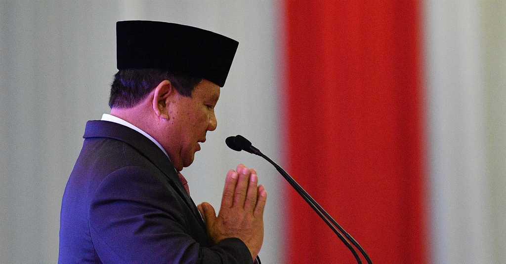 Prabowo Telah Sampaikan Konsepsi Tiga Sikap Politik ke Jokowi
