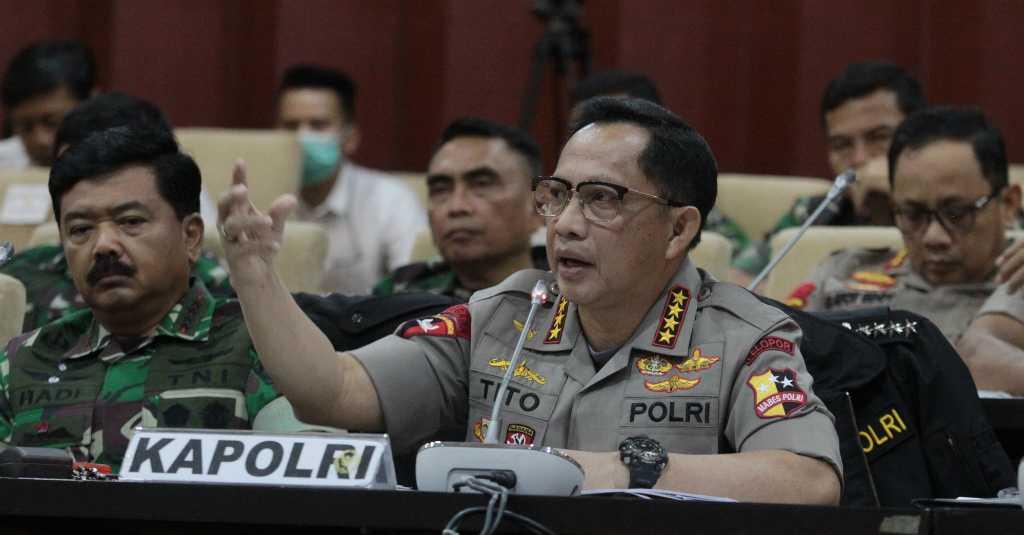 Kapolri Sebut Pelarangan Demonstrasi Agar Negara Tak Kecolongan
