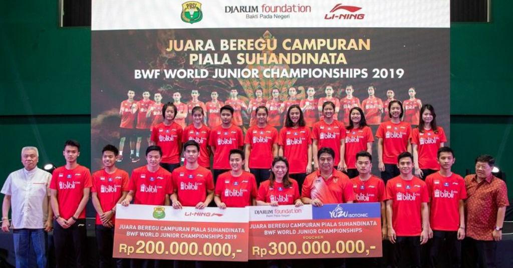 Juara World Junior Championships 2019 Diguyur Bonus