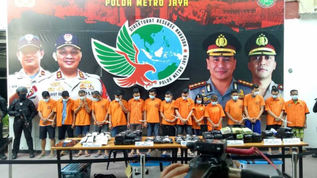 Peredaran 68 Kg Sabu Jaringan Batam-Lampung-Jakarta Digagalkan