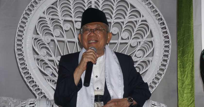 Ma'ruf Amin Bicara Isu Khilafah Jadi Tantangan Bangsa Indonesia Saat Ini