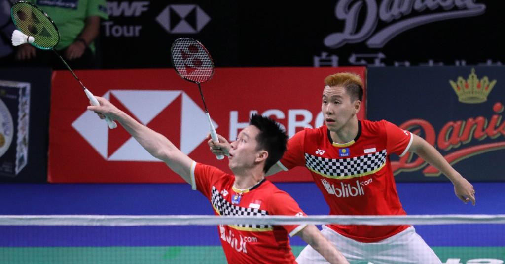 Menang Mudah, Kevin/Marcus Melaju ke Semifinal Fuzhou China Open 2019