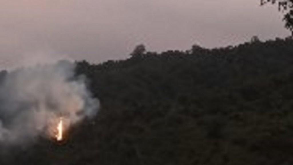 Diduga Gara-gara Rokok, Hutan Konservasi Gunung Salak Terbakar