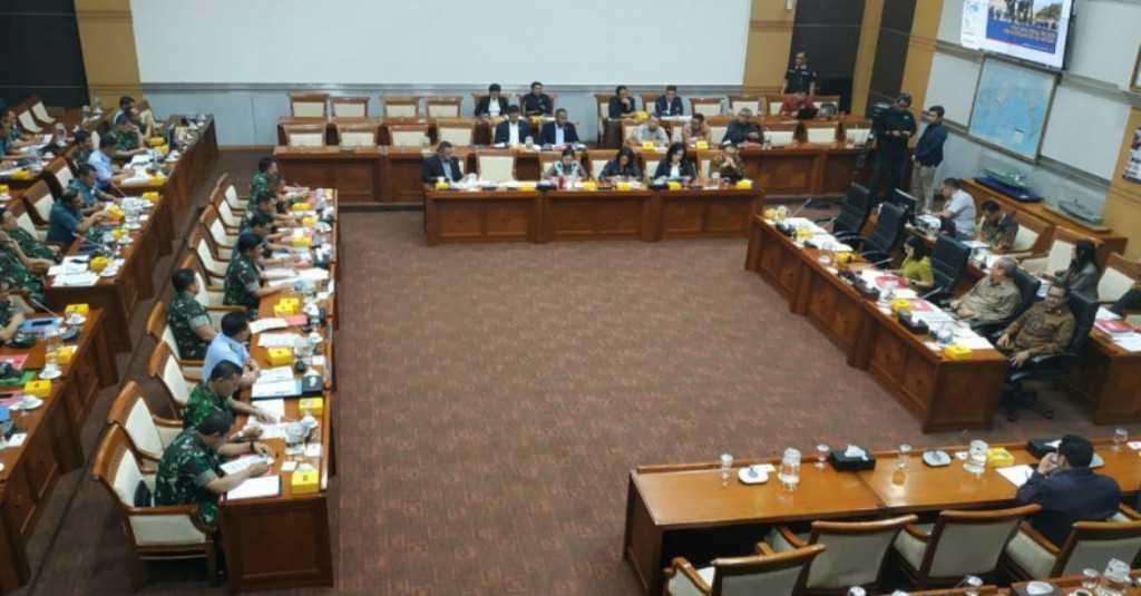 Ini yang Dibahas Komisi I Saat Gelar Raker dengan Menhan Prabowo