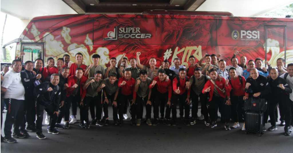 Iwan Bule Lepas Timnas U-22 Indonesia ke SEA Games 2019