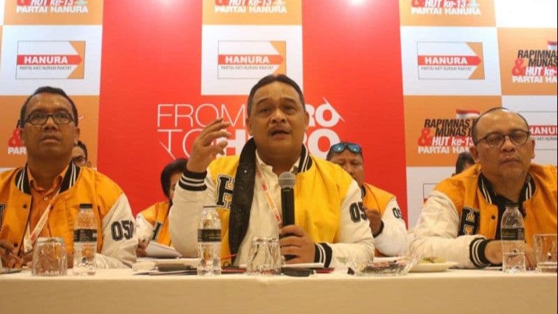 Rapimnas Hanura Putuskan OSO Kembali Jadi Ketua Umum