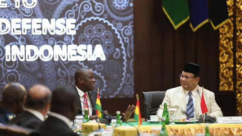 Jajaki Kerja Sama Bidang Pertahanan, Prabowo Terima Kunjungan Menhan Ghana