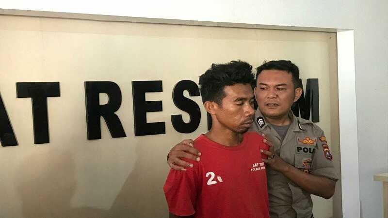 Begini Tampang AR, Pelaku Begal di Kendari yang Tusuk Leher Wanita