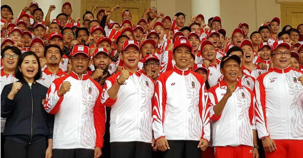 Lepas Kontingen Indonesia, Presiden Jokowi Targetkan 2 Besar