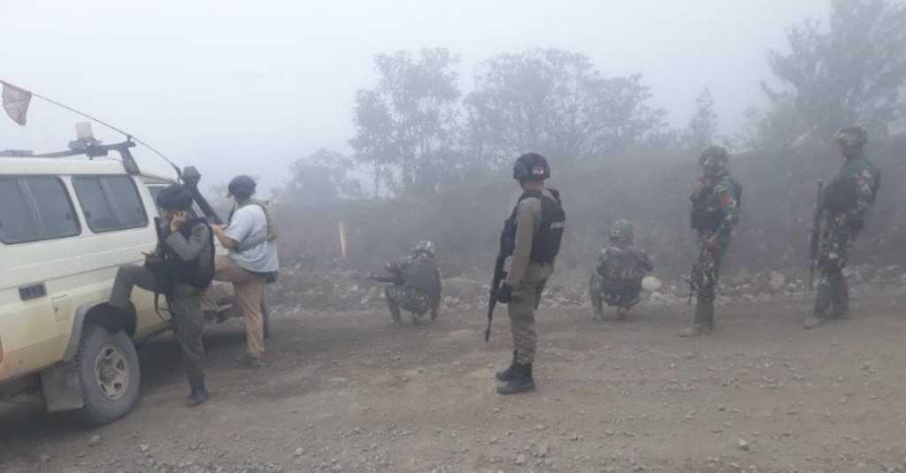 KKB Tembaki Kendaraan Pengawalan Delta Zone PT Freeport