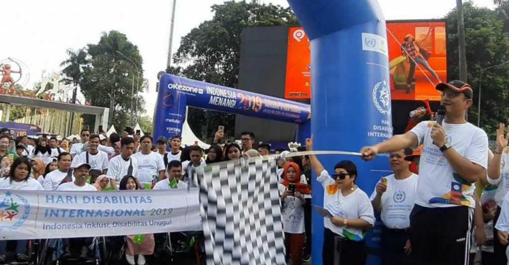 Hari Disabilitas Internasional, Kemensos Ajak 1.000 Penyandang Jalan Sehat