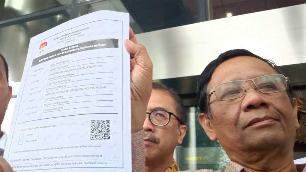 Mahfud MD Sebut Menteri yang Lambat Lapor LHKPN Itu dari Swasta