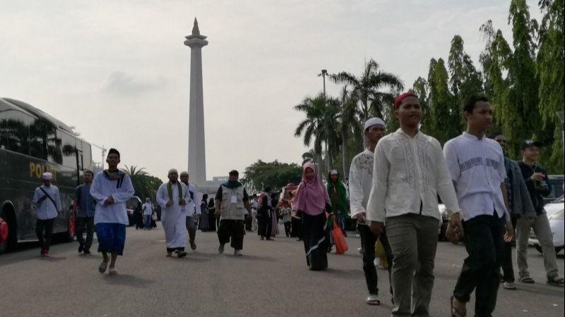 Polisi Apresiasi Acara Reuni 212 Berjalan Aman dan Lancar