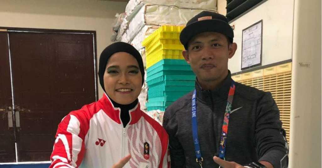 Puspa Arum Sari Raih Emas, Pencak Silat Pecah Telur