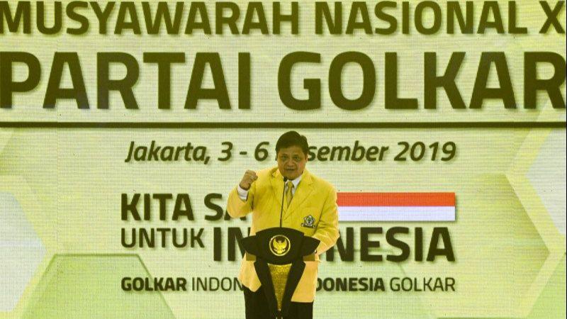 Airlangga Hartarto Paparkan LPJ sebagai Ketum Golkar Dua Tahun Terakhir