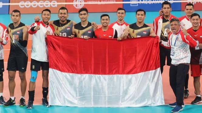 Voli Putra Indonesia Raih Medali Emas ke-10 Putus Puasa Kutukan 10 Tahun