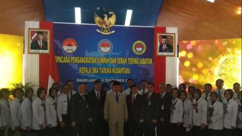 Ini Alasan Prabowo Lantik Langsung Kepala Sekolah SMA Taruna Nusantara