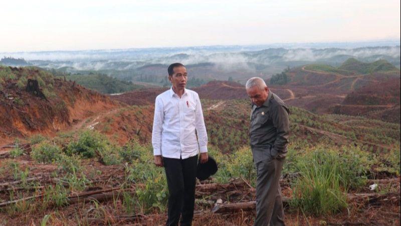 Presiden Jokowi Tinjau Lokasi Ibu Kota Baru Seluas 256 ribu Hektare