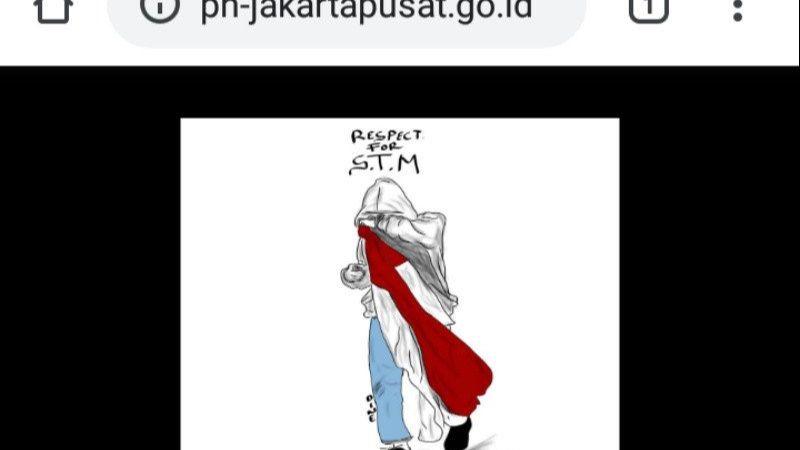 Situs resmi PN Jakpus Diduga Diretas Pendukung Luthfi, Tampilan Diubah
