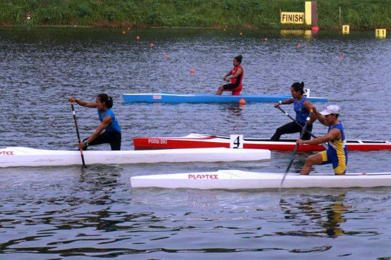 Pedayung Pelatns Ramaikan Kejurnas Dayung 2019