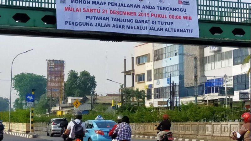 Mulai Besok, Perlintasan Kereta Sebidang di Tanjung Barat Ditutup