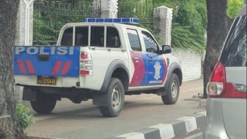 Mobil Polisi Parkir di Trotoar, Ini Reaksi Kasatlantas Polres Jakpus