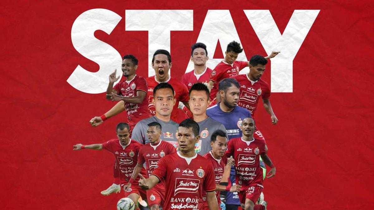 Tak Mau Kehilangan Tim Andalan, Persija Pertahankan 13 Pemain Lokal