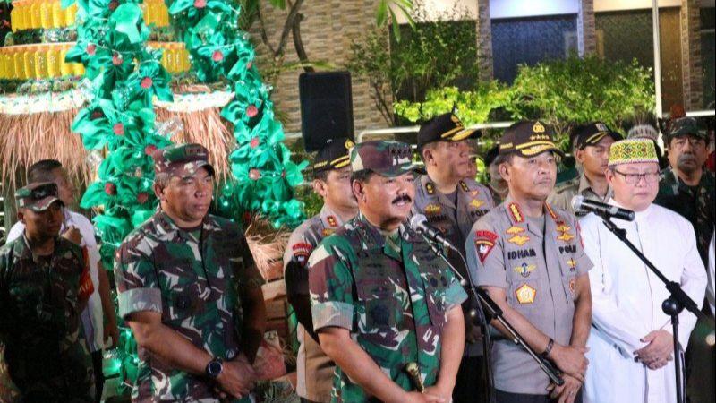 Panglima TNI dan Kapolri Tinjau Sejumlah Gereja di Jakarta