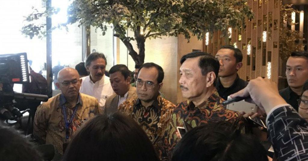 Luhut Gelar Open House Natal 2019, Para Menteri Sampaikan Selamat