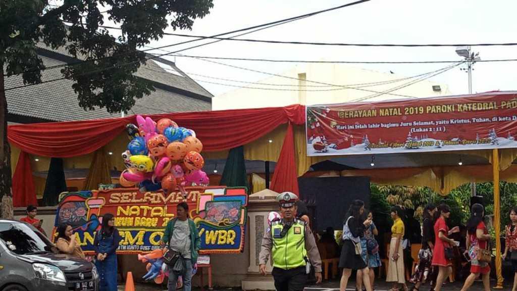 Perayaan Natal 2019 di Gereja Katedral Padang Berjalan Aman dan Kondusif