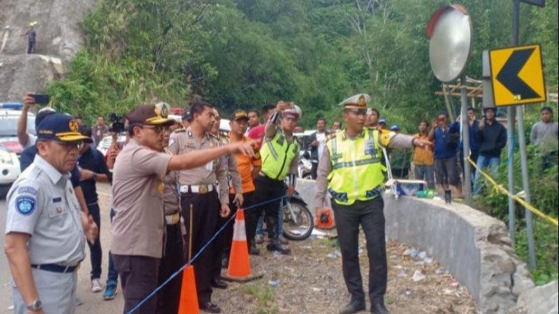 Kakorlantas: Perlu Penambahan Rambu di Lokasi Kecelakaan Bus Sriwijaya