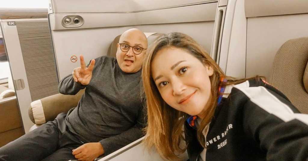 Maia Estianty Rayakan Tahun Baru 2020 di Jepang Bersama Suami