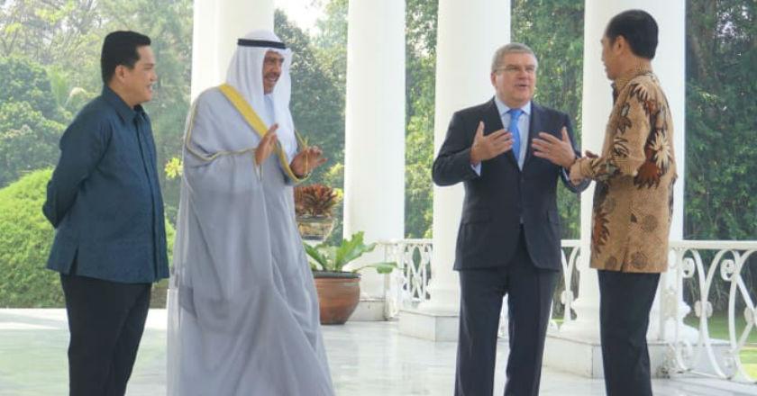 Jelang Penutupan Asian Games 2018, Presiden Terima Petinggi IOC dan OCA di Istana Bogor